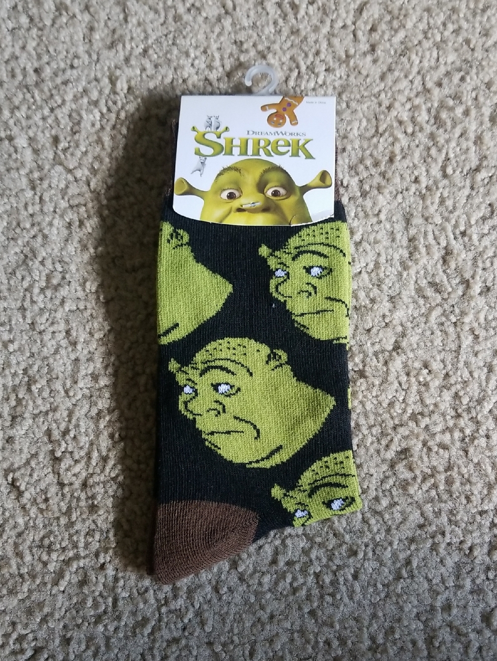 DreamWorks Shrek "All-Over Print" Crew Socks